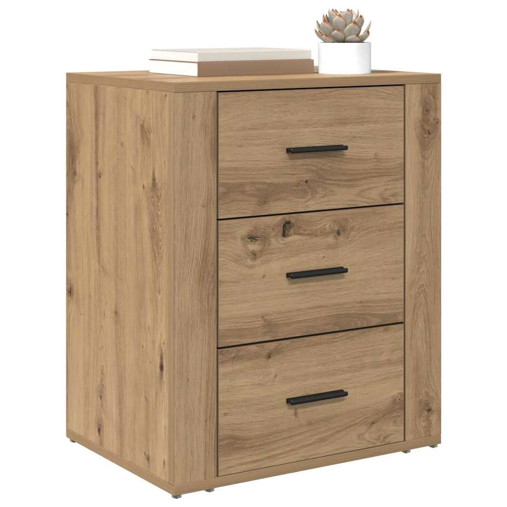 Bedside Cabinet Artisan oak 50 x 36 x 60 cm Engineered wood